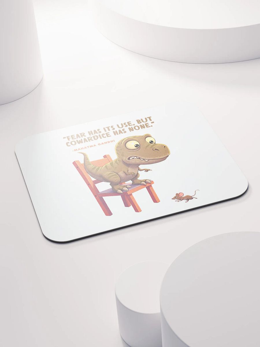 Mohatma Gandhi Motivational Quote - Dino Fear Mouse Pad product image (4)