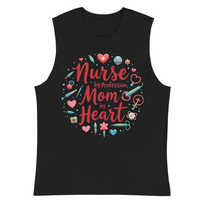 mom Nurse by Heart Muscle Tank product image (3)