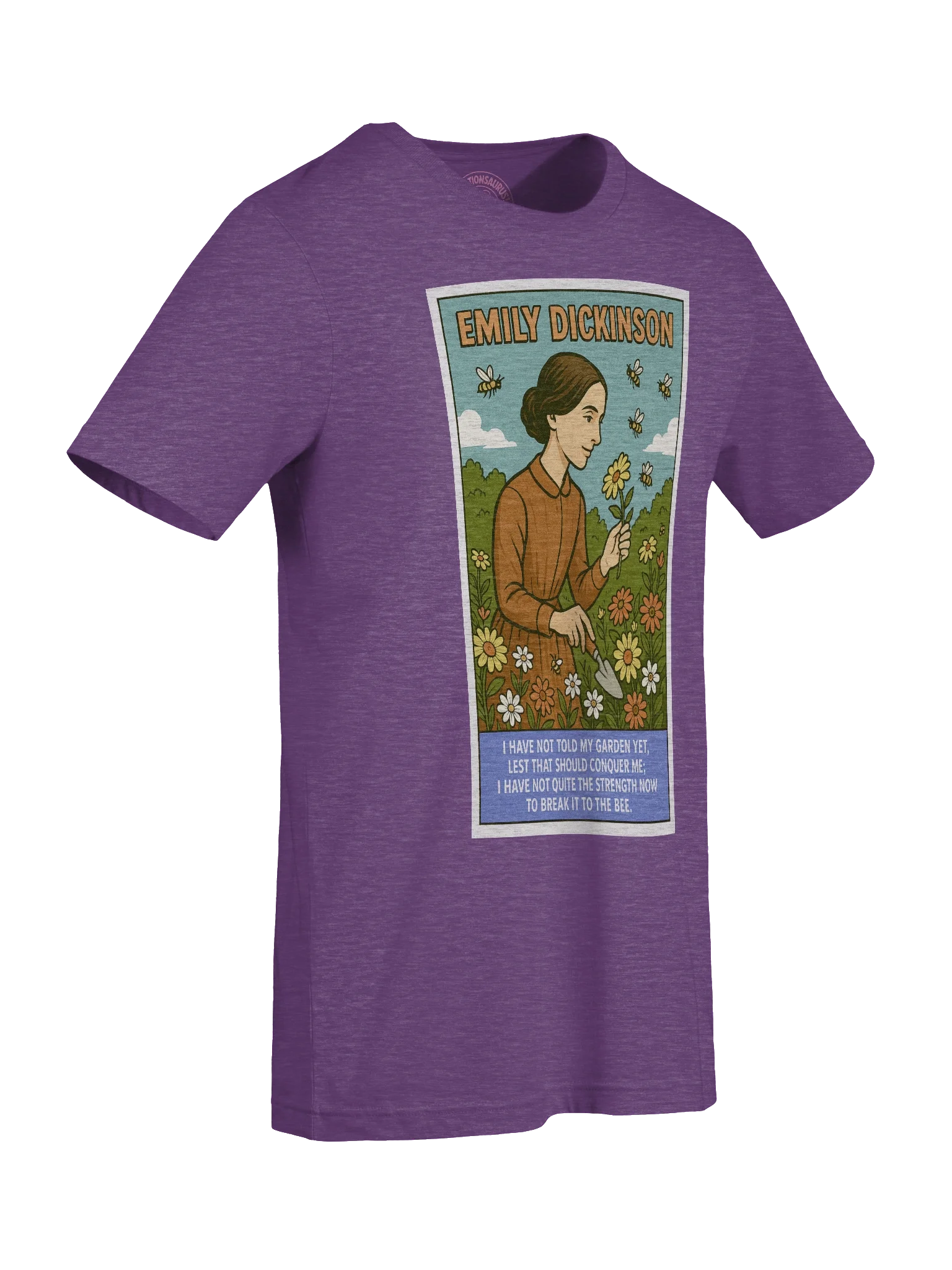 Emily Dickinson Poetry "I Have Not Told My Garden Yet" Concert Tee Fit Unisex T-Shirt product image (57)
