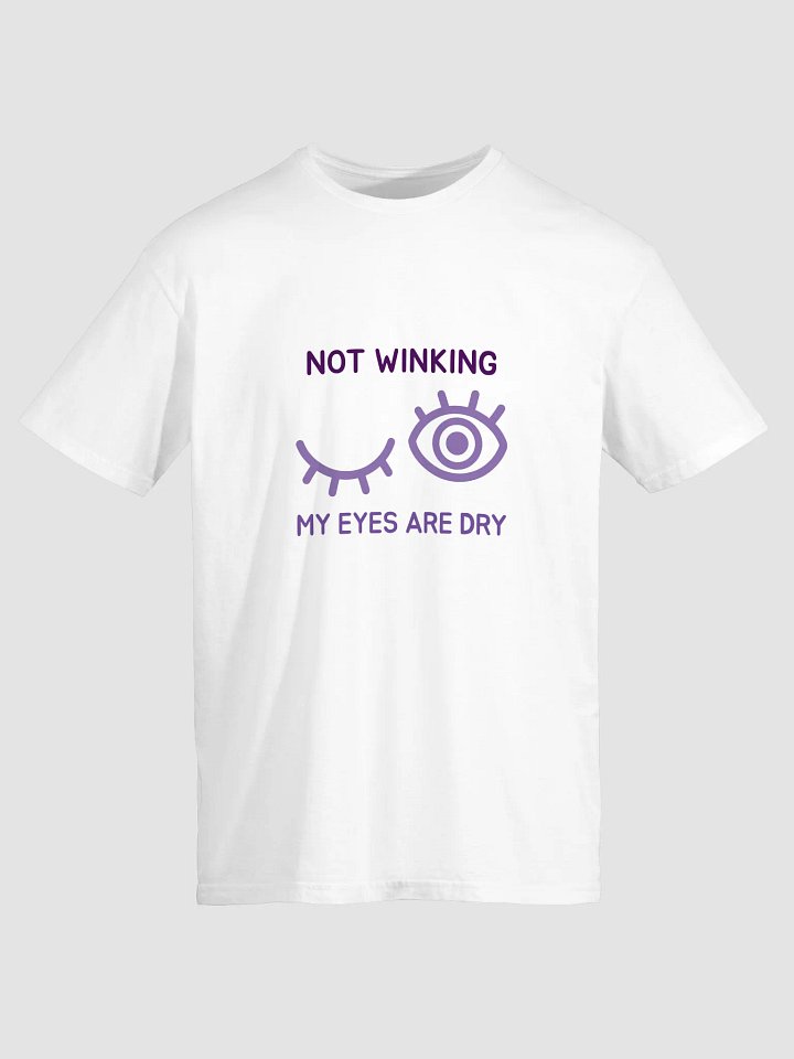 Not Winking Eye Illustration Unisex T-Shirt product image (1)