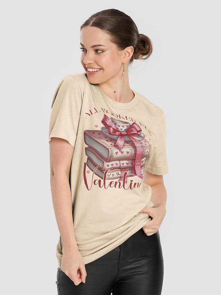 Valentine Booked T shirt product image (2)