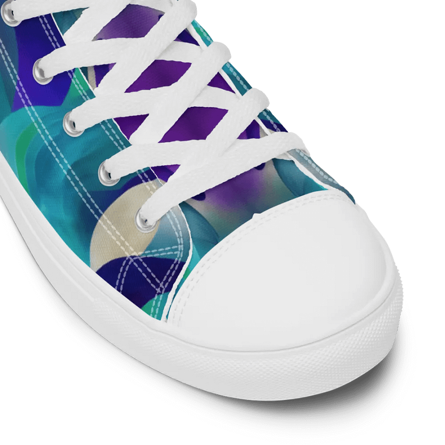 Ethereal Waves Women's High Top Shoes product image (9)