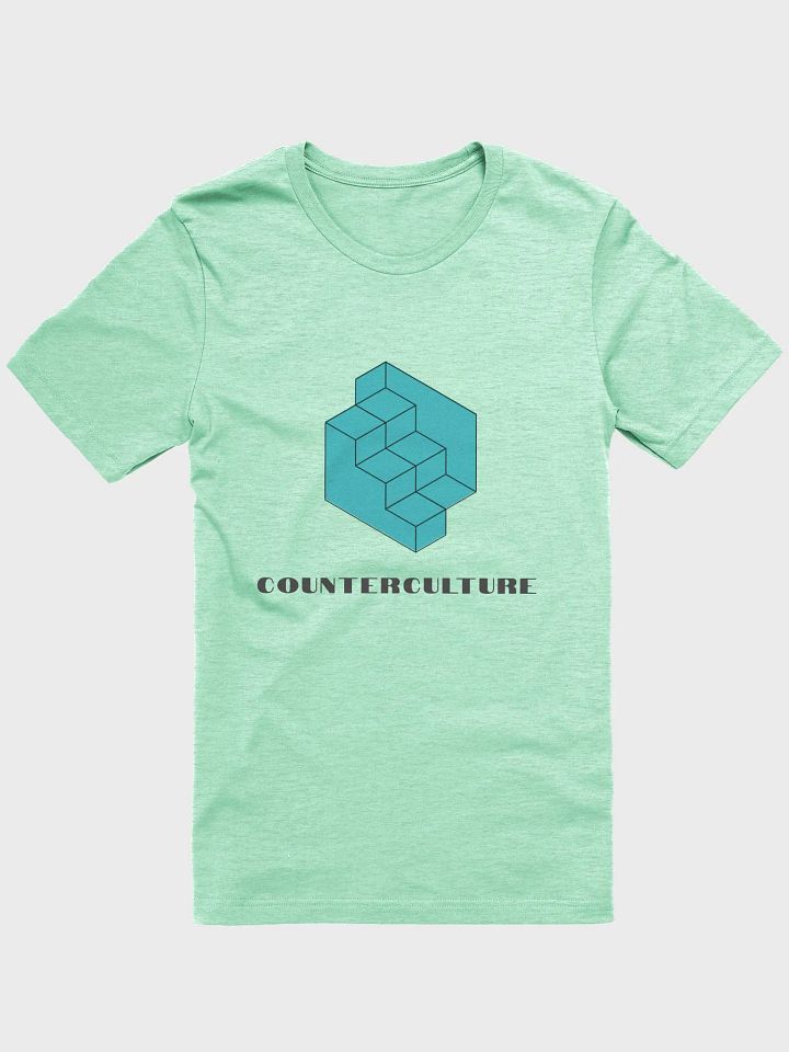 Isometric Cubes Teal T-Shirt product image (1)