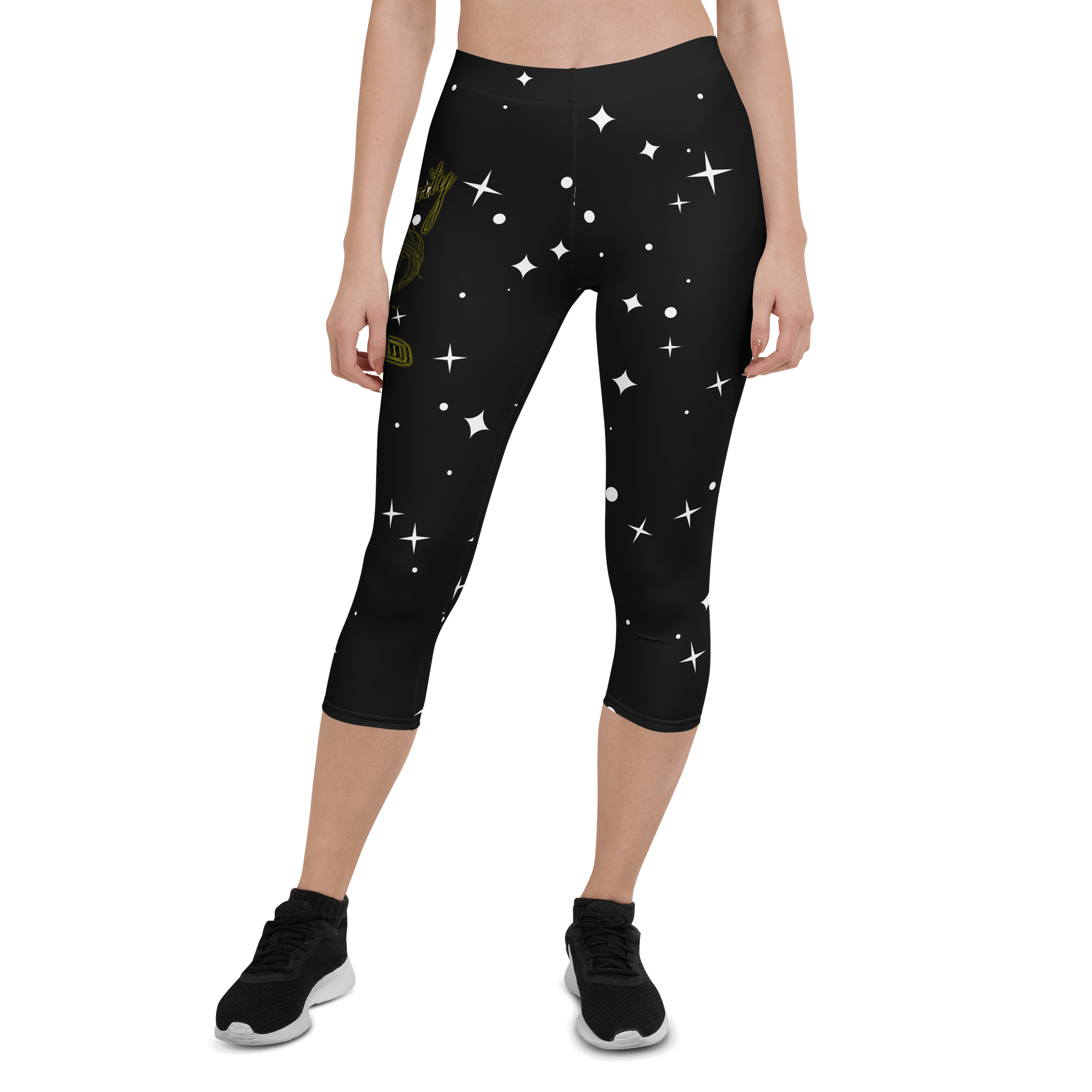 Femininity Approved All-Over Capri Leggings product image (1)
