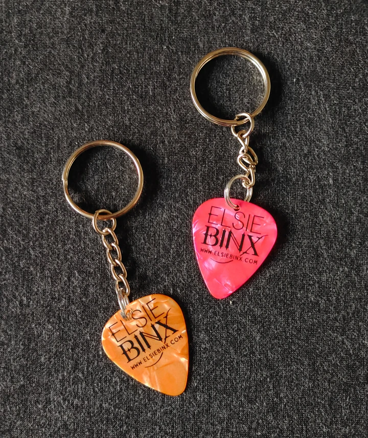 Guitar Pick Keychain product image (1)