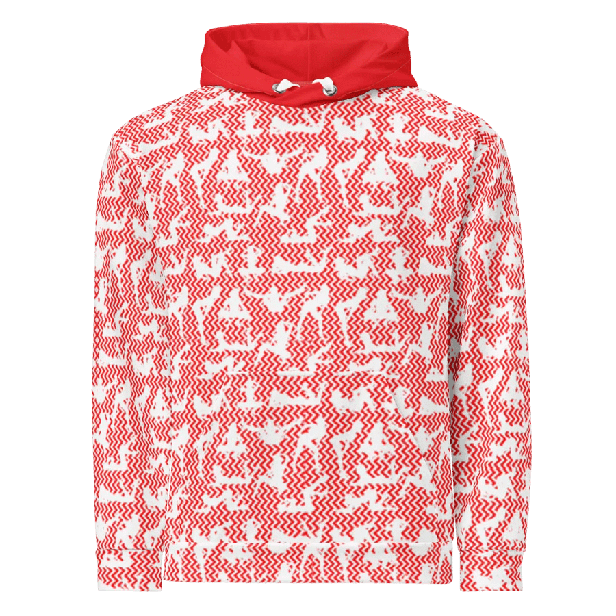 Dynamic Zig-Zag - RED | Unisex Hoodie product image (1)
