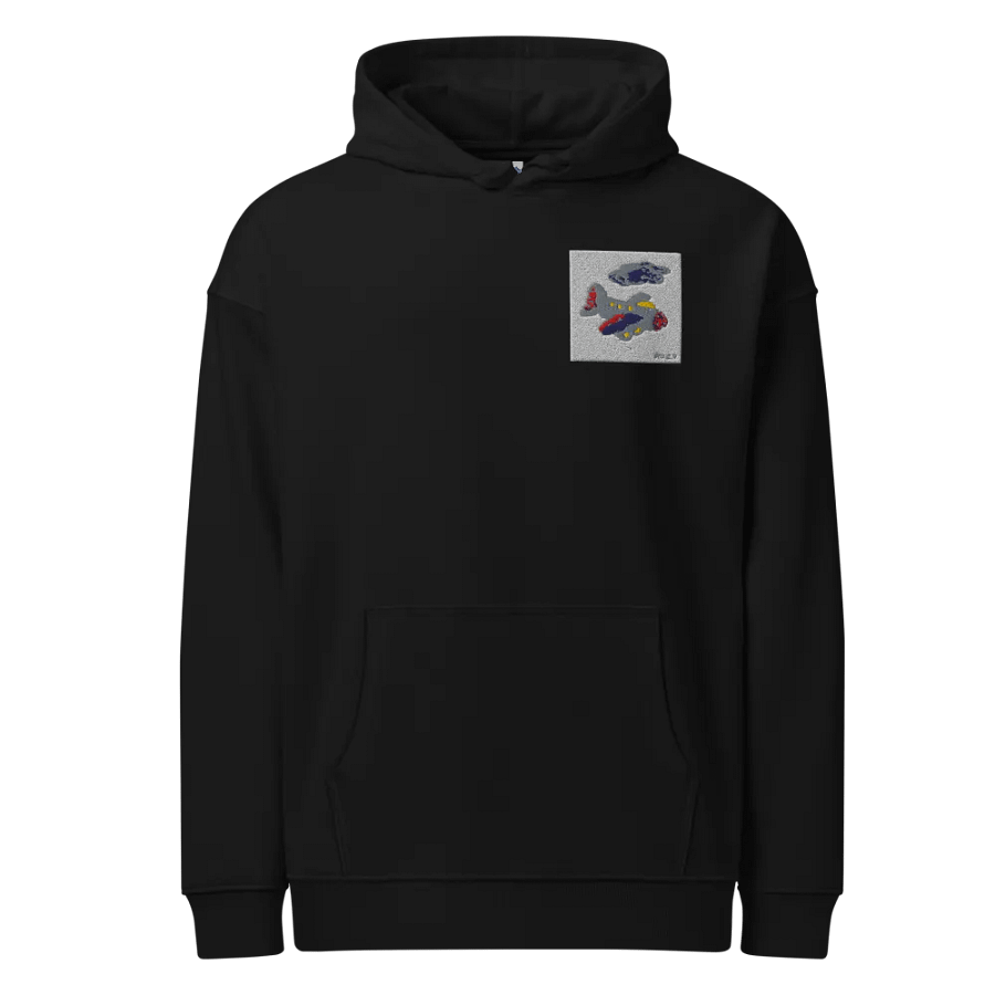 Kid Airplane (Stanley/Stella Unisex Organic Relaxed Hoodie) product image (1)