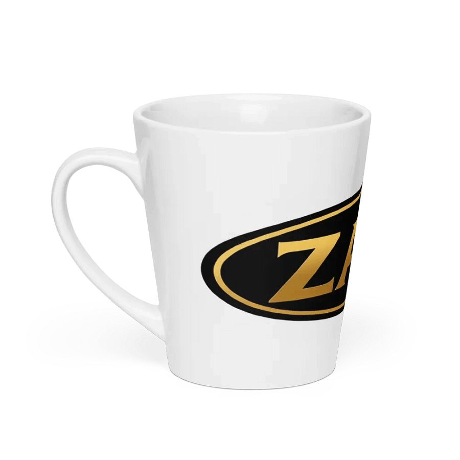ZABU Gold Logo Latte Mug product image (1)