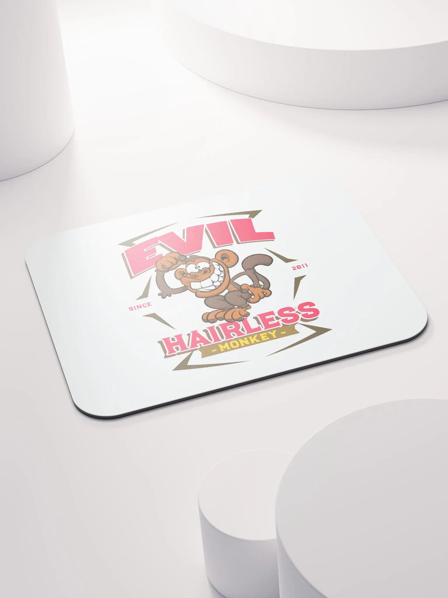 Evil Hairless Monkey v2 - Mouse Pad product image (4)