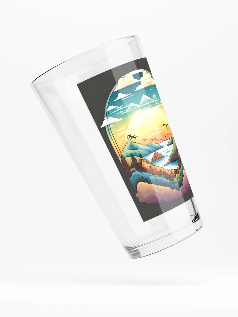 Summer Wind Charters: Sky Mountains Beer Glass product image (4)