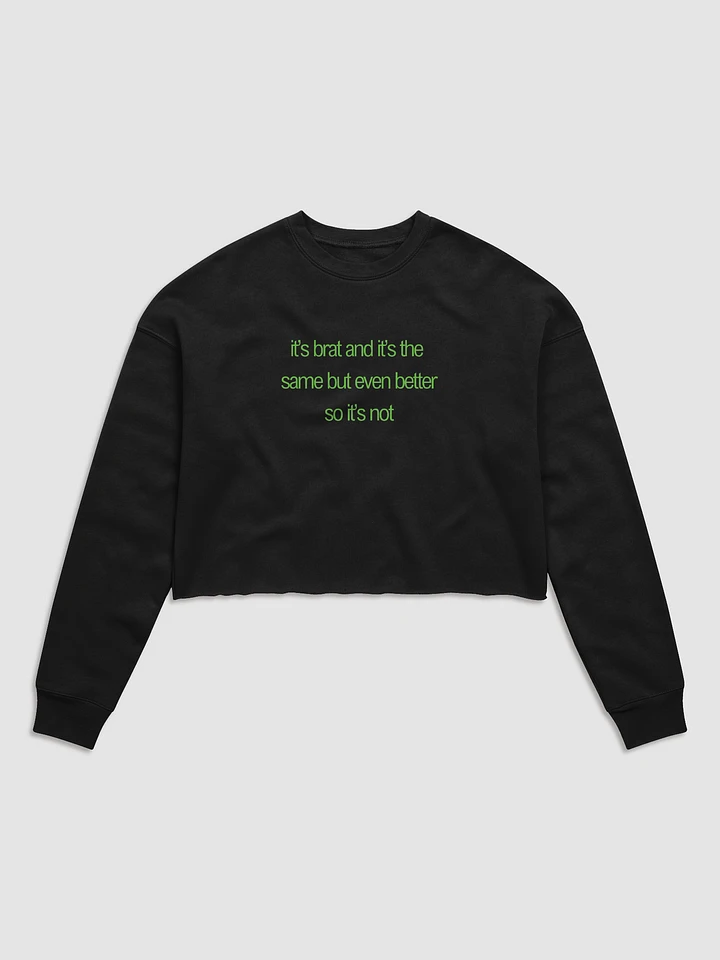 even better bratstyle cropped sweatshirt product image (1)