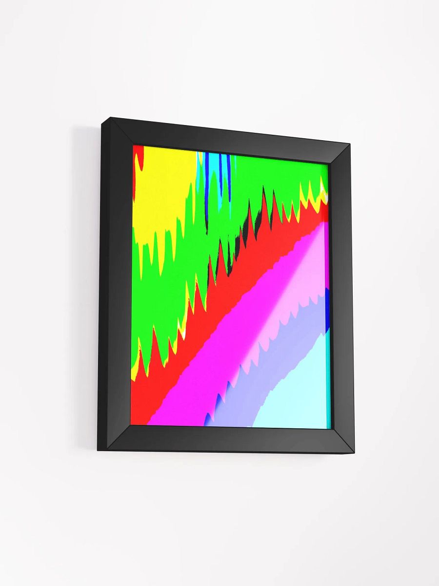 Vibrant Abstract Layers Framed Poster product image (18)