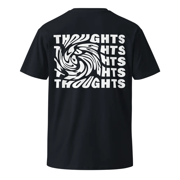 Thoughts Swirl Back Graphic White Text product image (2)