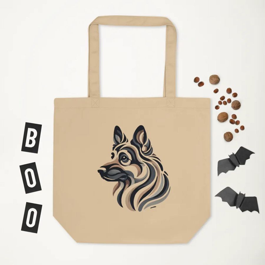 Eco-Friendly German Shepherd Art Tote Bag product image (6)