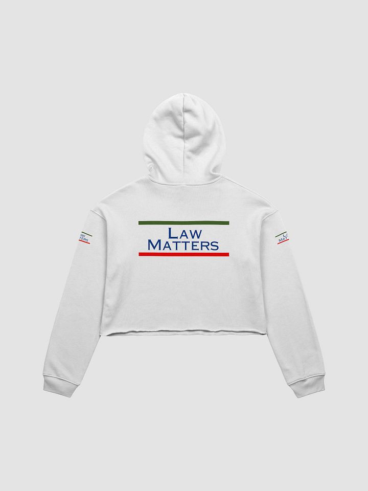 Bella+Canvas Fleece Crop Hoodie product image (2)