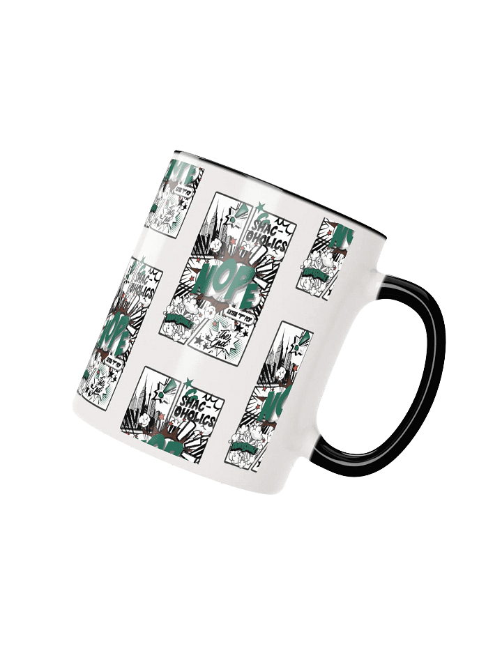 Shac-oholics Comic Blast Mug - Dark Green 