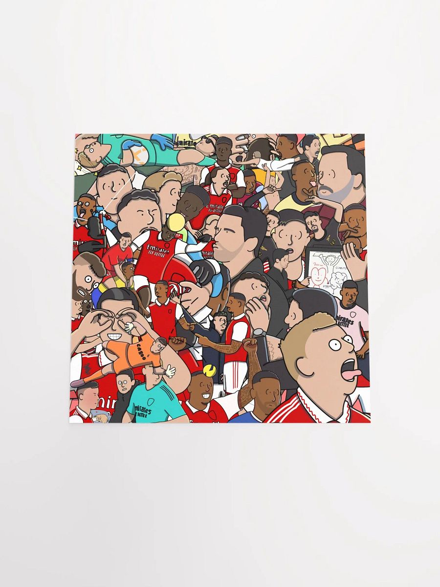 Poorly Drawn Arsenal Poster product image (4)