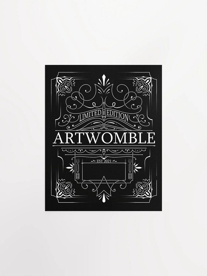Artwomble Poster - Black product image (2)
