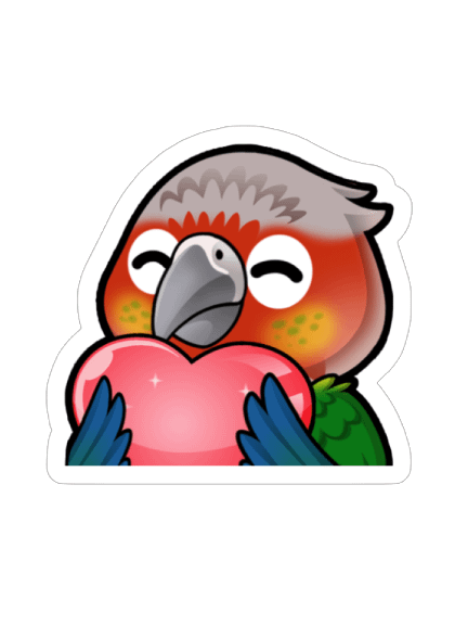 PEBBLES HEART STICKER product image (1)