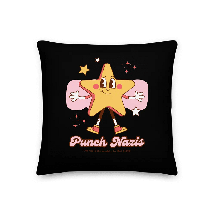 Make The World A Better - Premium Pillow Black product image (1)