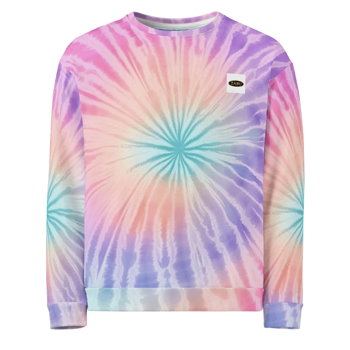 Pastel Radiance Tie-Dye Unisex Sweatshirt product image (1)