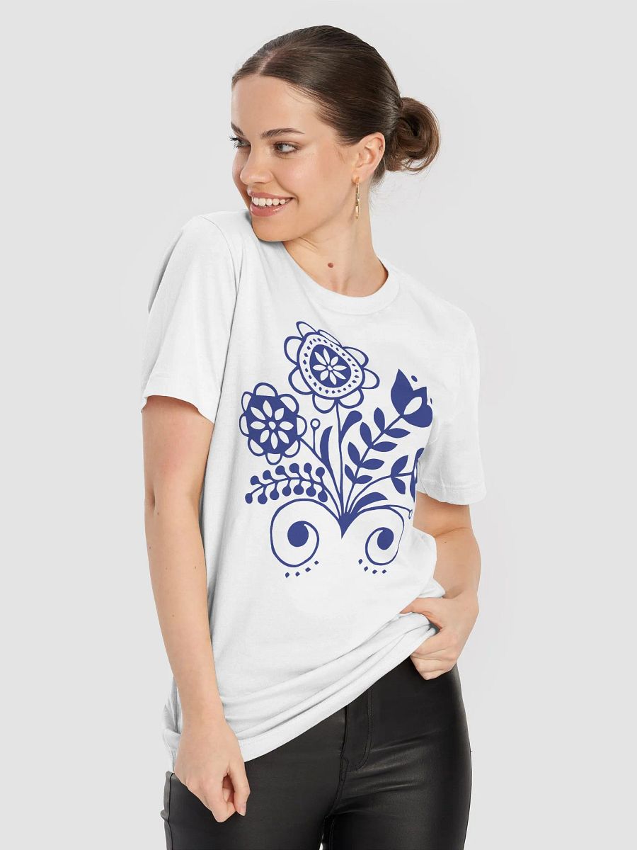 Blue Floral Bliss T-Shirt product image (28)