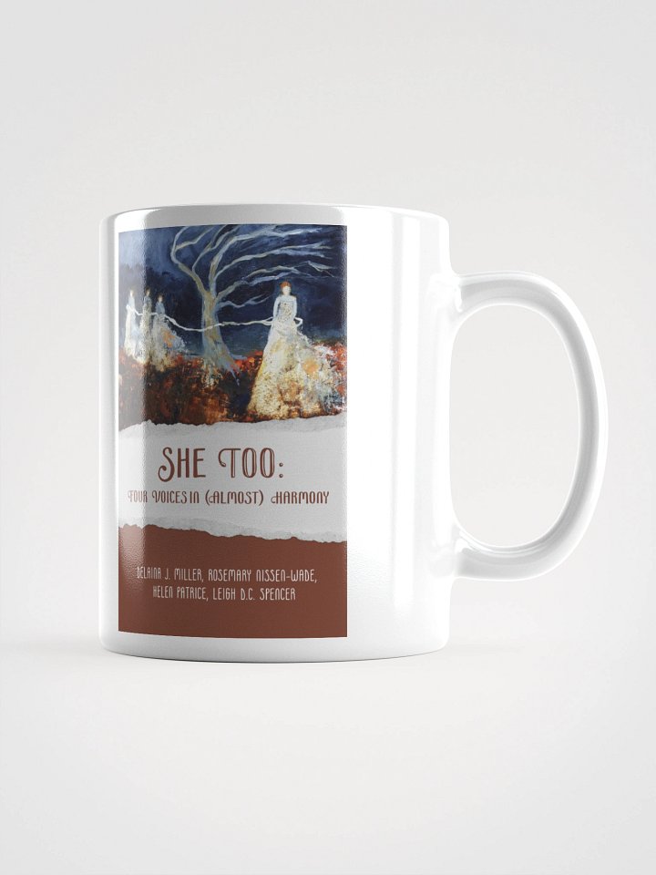 Paper Birds and She Too–poetry fan mug–11oz product image (2)