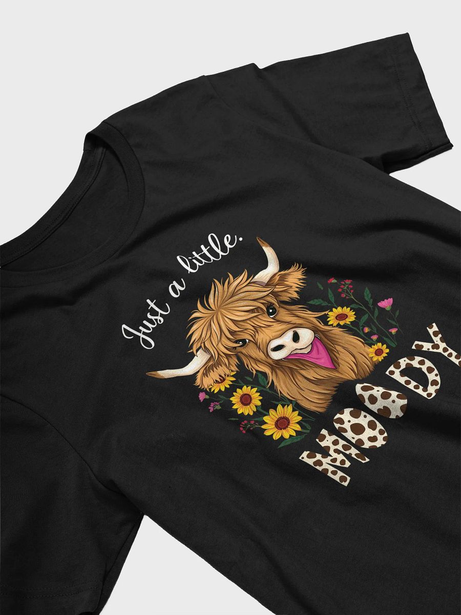 Just a Little Moody Highland Cow Easter T-Shirt product image (15)
