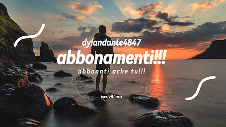 ABBONATI ORA AL MIO CANALE!!!