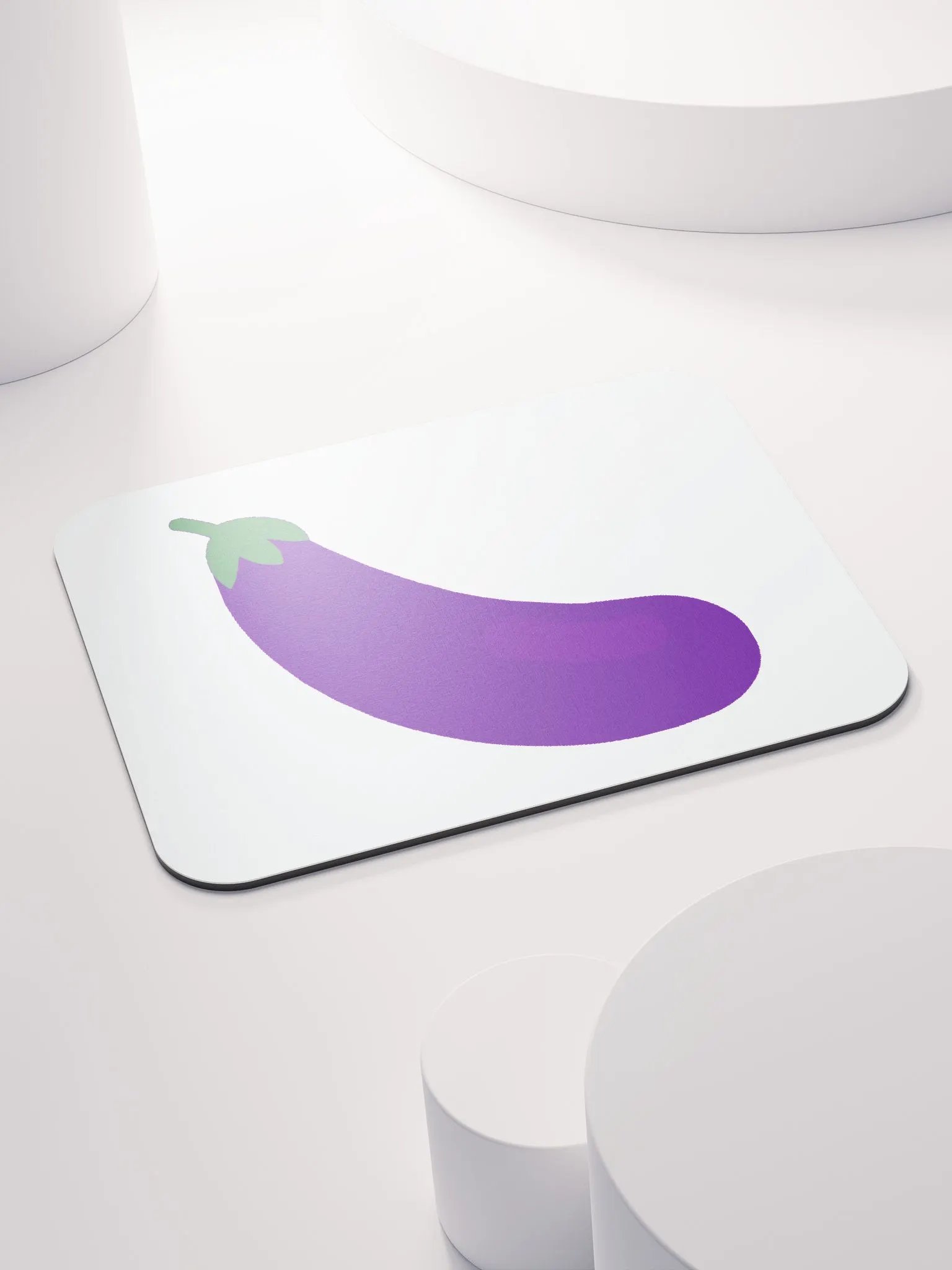 I Love Eggplant Mouse Pad product image (5)