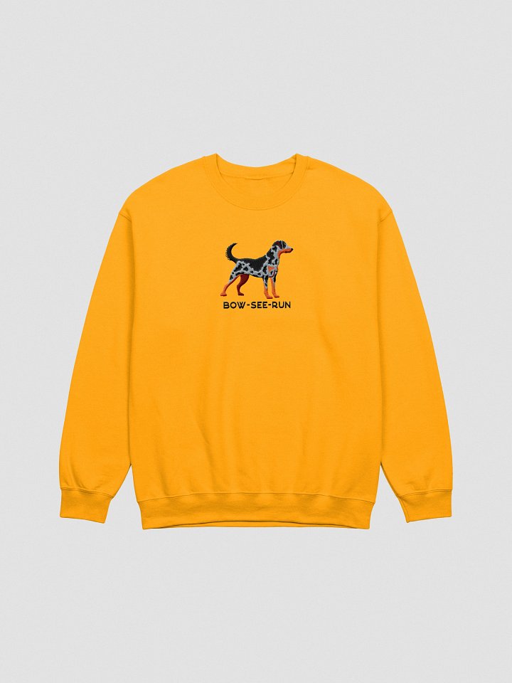 Bow-See-Run Sweatshirt (Embroidered) of a Beauceron(Harlequin) product image (10)