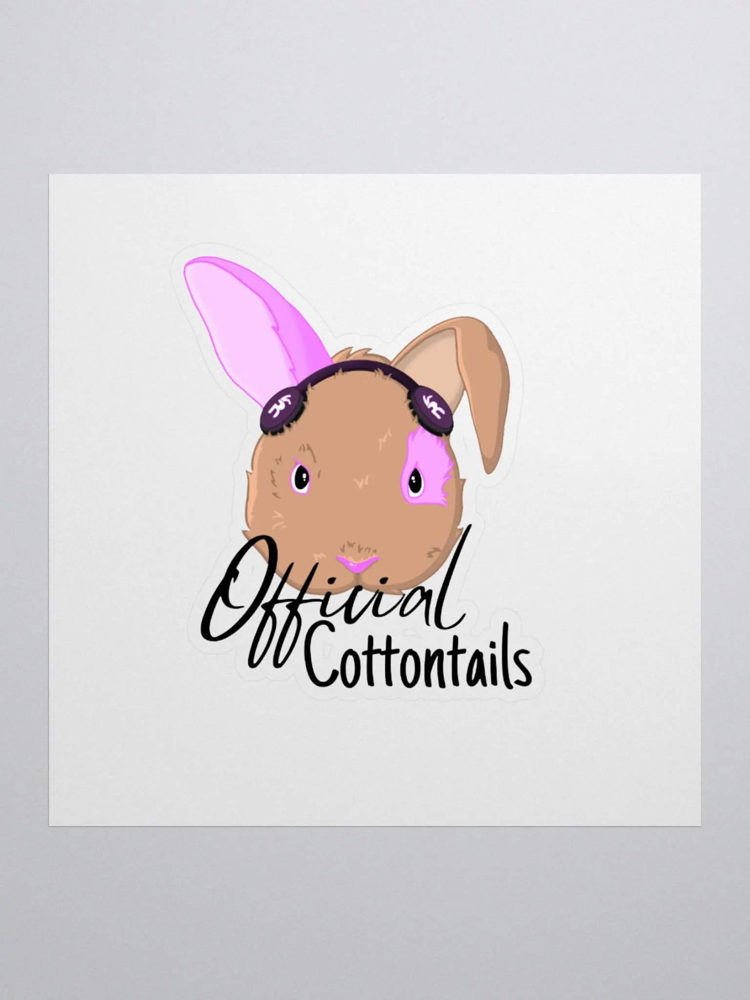 Official Cottontail Sticker product image (1)