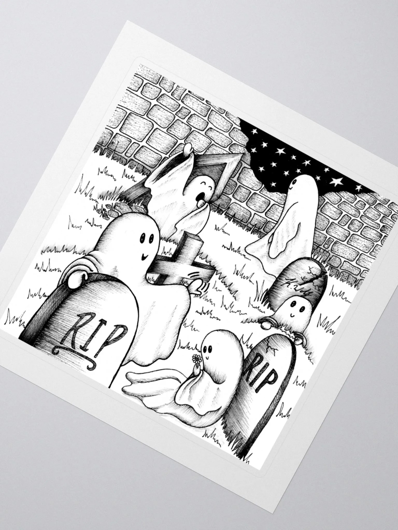 Graveyard Wake Up Stickers product image (2)