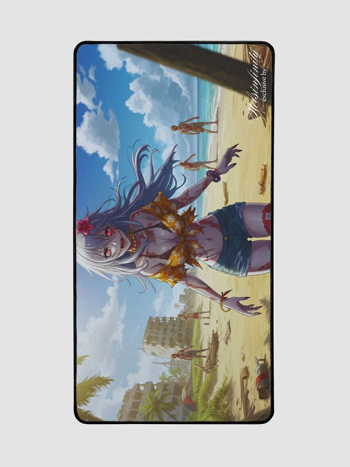 V1 Zombie Anime Beach Babe Desk Mat product image (2)