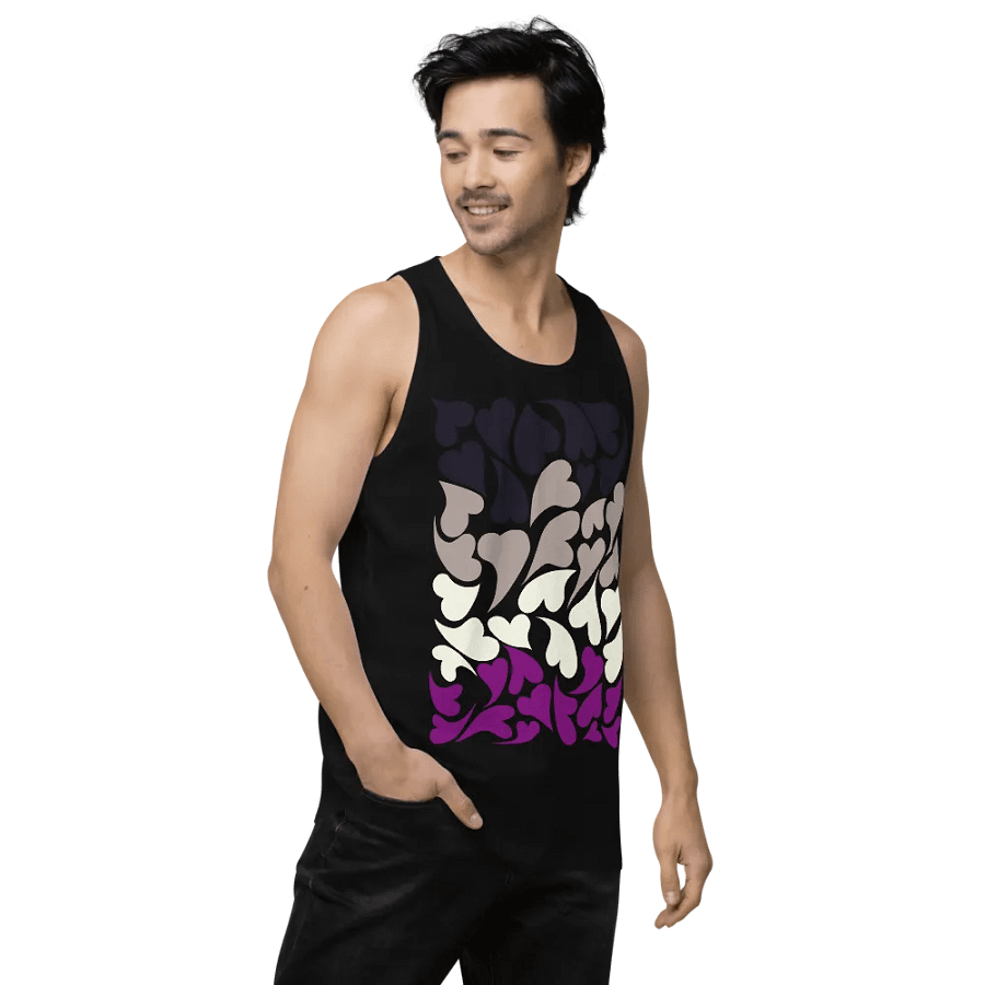 Nestled PRIDE Asexual Tank Top product image (6)
