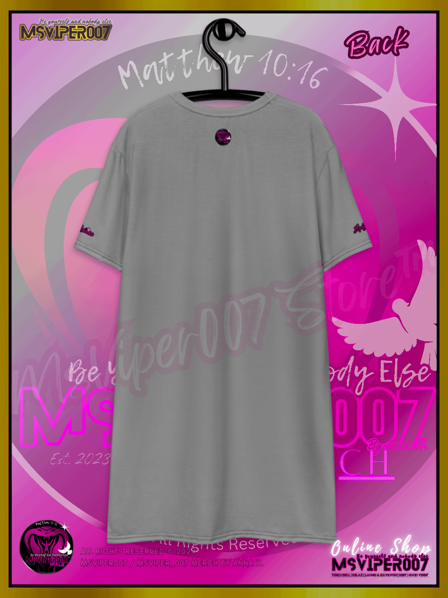 T-Shirt Dress - MsViper007's "Lady Gamers Are Awesome™ | [V3] (grey/solid)" T-Shirt Dress product image (12)