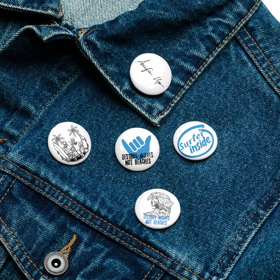 Surfer Pin Button Set product image (16)