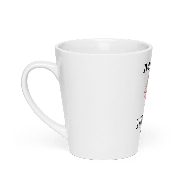 Mothers day Design Madre Porque Superheroina no es un titulo oficial latte mug product image (2)