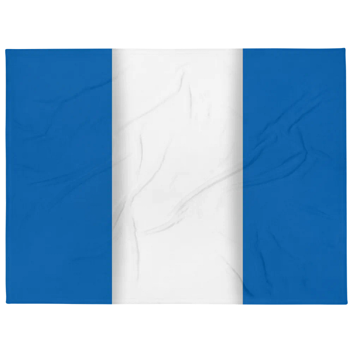Blue White Blue Flag Colored Throw Blanket product image (1)