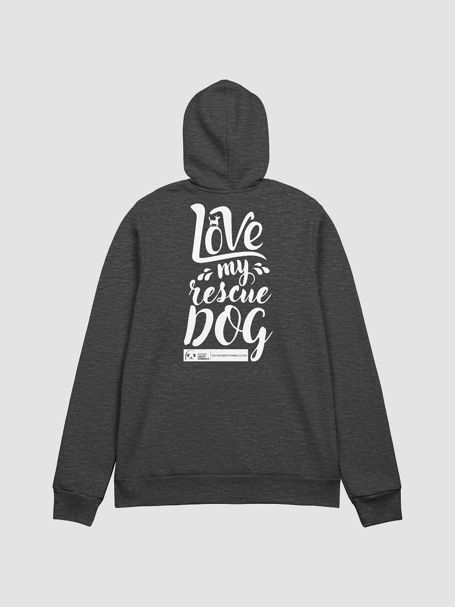 Love My Rescue Dog - Hoodie - Heather Gray product image (1)