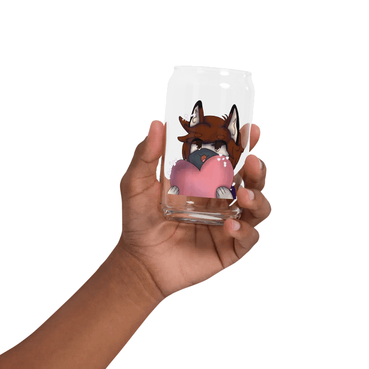 Heart emote can shaped glass product image (32)
