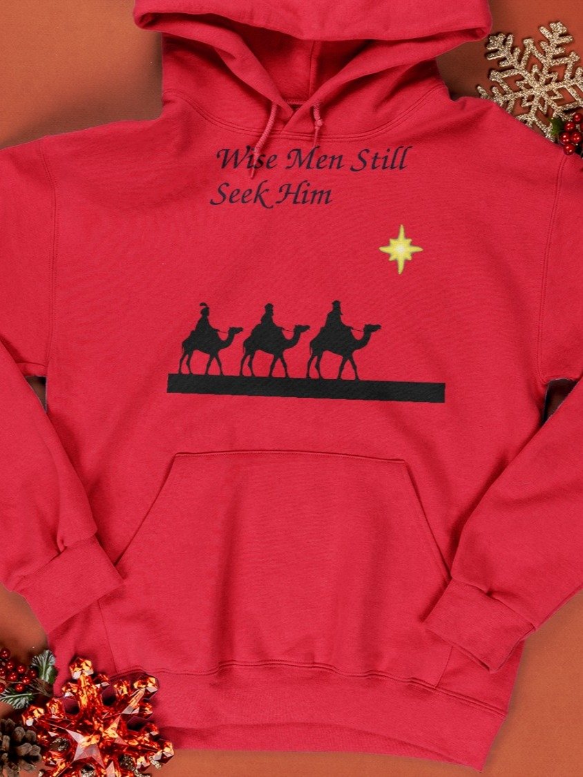 Christian Christmas Hoodie Wise Men Still Seek Him product image (1)