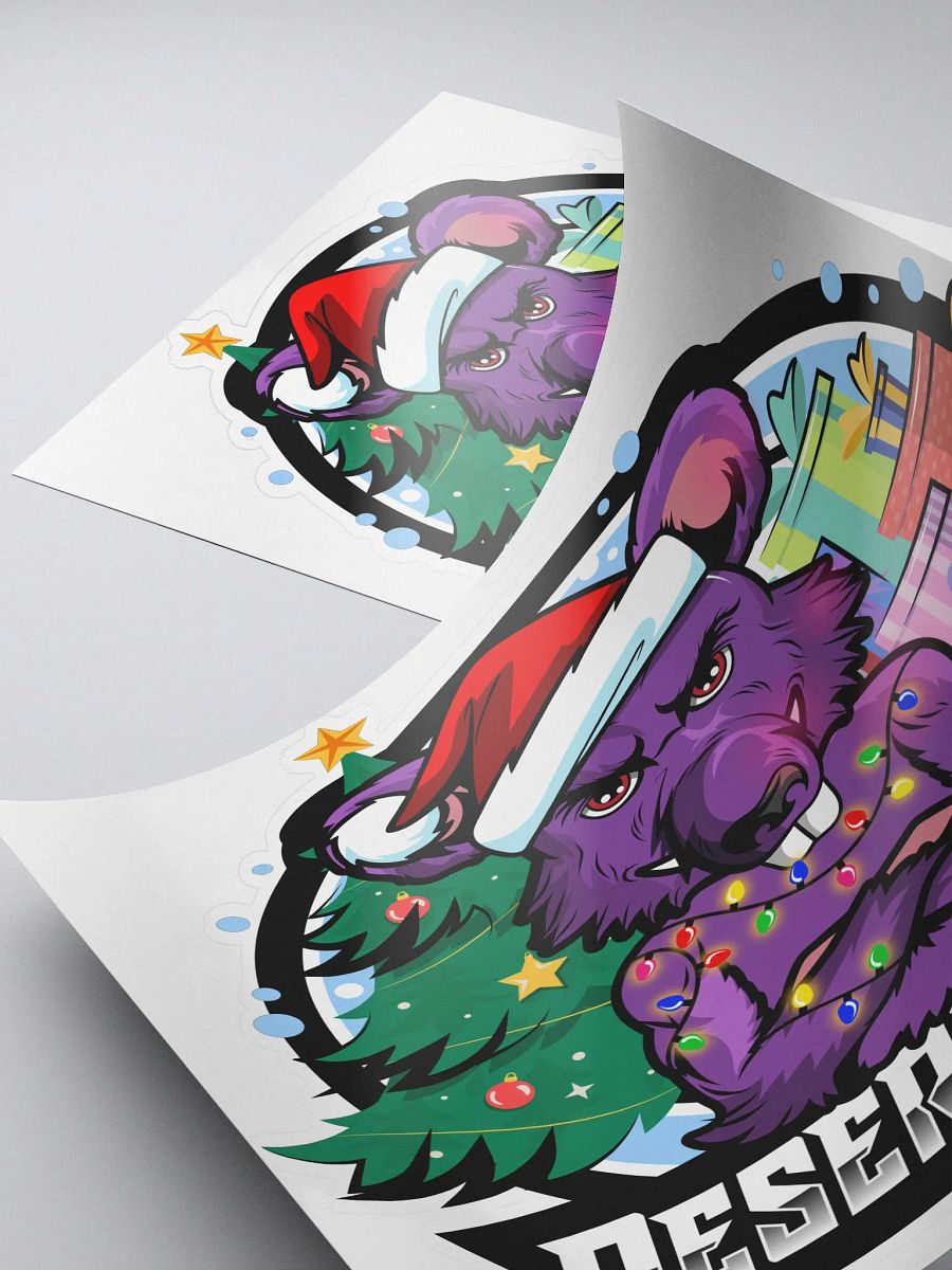 DesRat33 Xmas Logo Sticker product image (4)