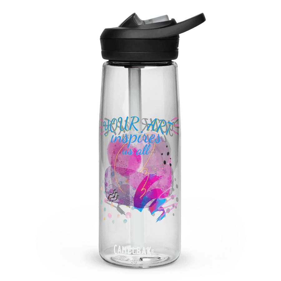 Camelback water bottle with beautiful artistic design 'Your Art inspires us
