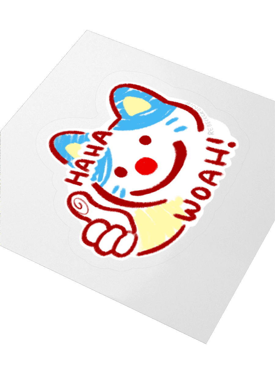 Haha woah! sticker product image (3)
