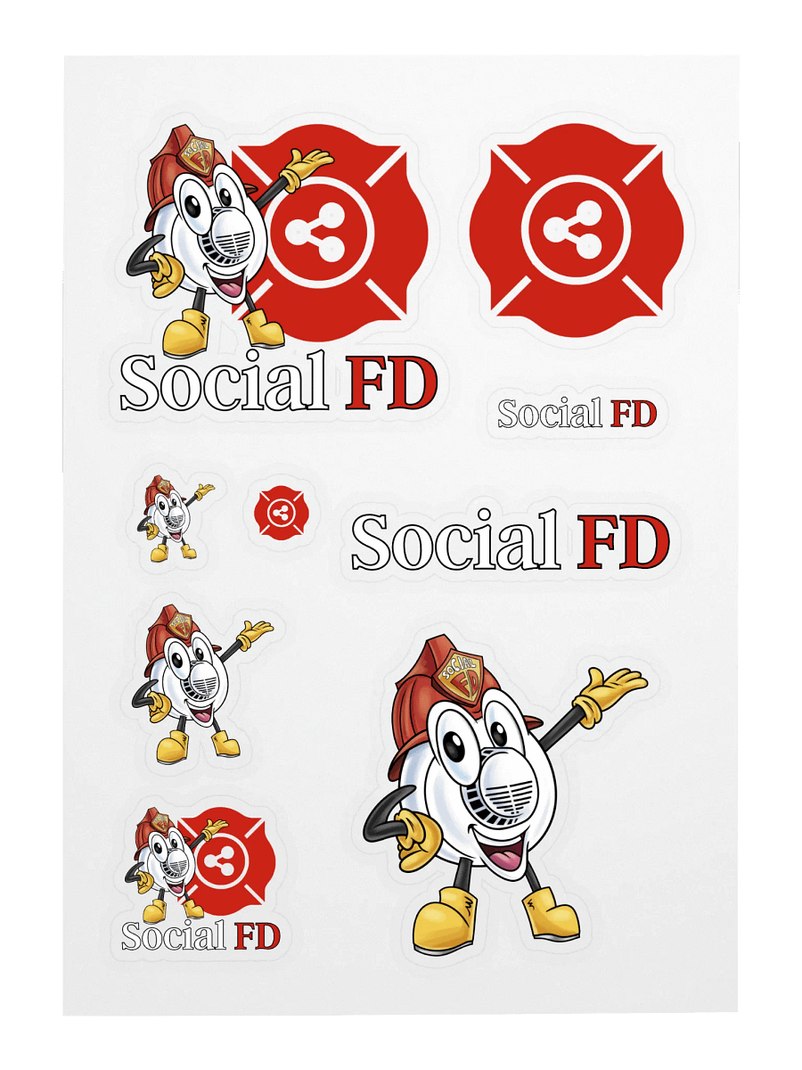 Social FD Sticker Sheet product image (1)