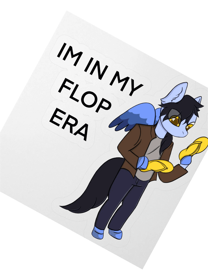 I'm in my flop era Die Cut Sticker product image (5)