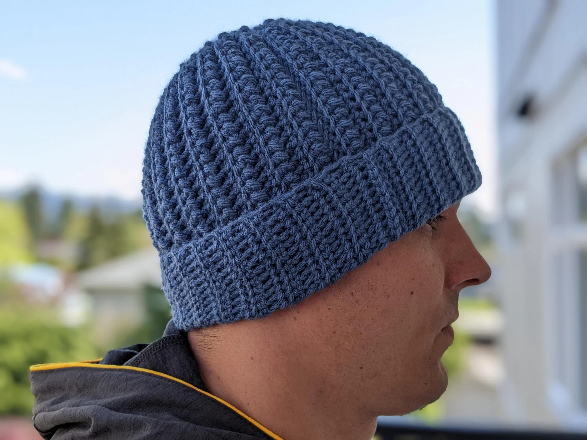 Crochet Nomad Beanie Pattern for Men product image (9)
