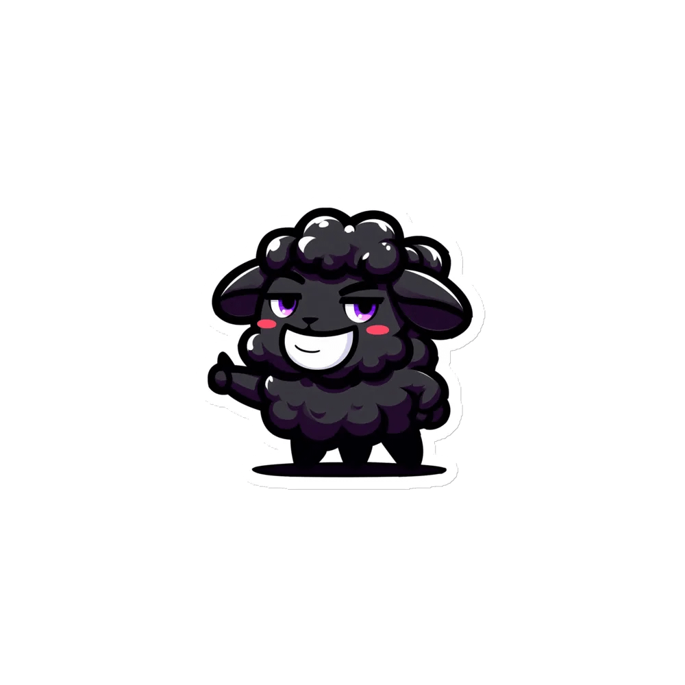 S3 Black Sheep Team Magnet product image (1)