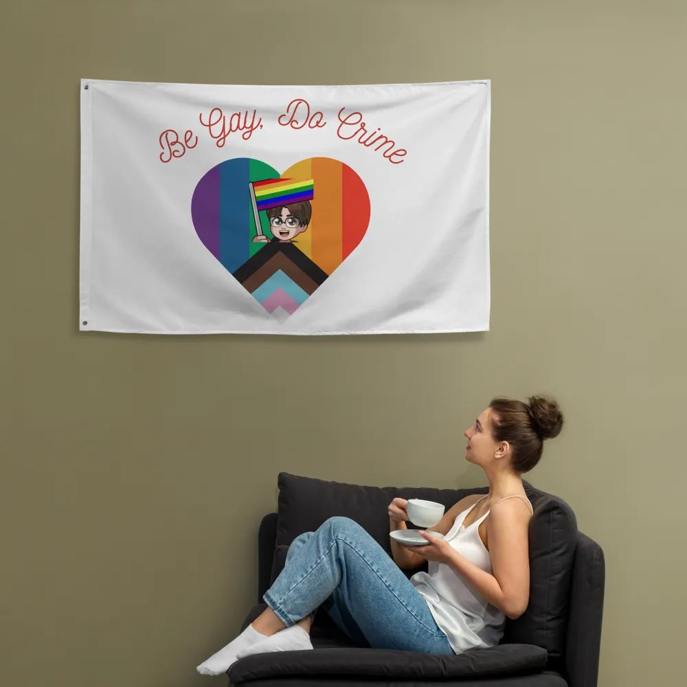 Be Gay, Do Crime Flag product image (12)